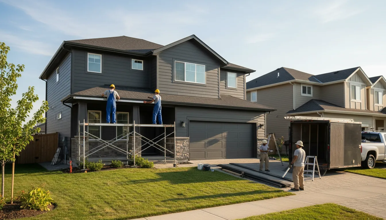 Siding in Burbank